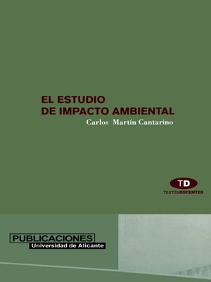cover image of El estudio de impacto ambiental